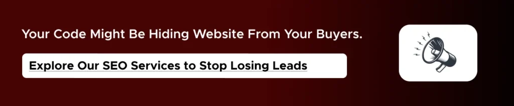 Your Code Might Be Hiding Website From Your Buyers